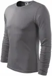 Långärmad T-shirt herr, stålgrå