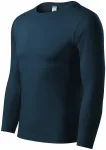 Lätt T-shirt med långa ärmar, mörkblå