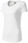 T-shirt för ekologisk bomull för kvinnor, vit
