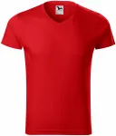 T-shirt för män, röd T-shirt för män, röd