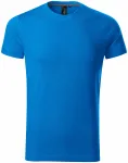 T-shirt herr dekorerad, havsblå T-shirt herr dekorerad, havsblå