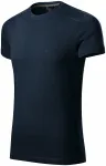 T-shirt herr dekorerad, ombre blå