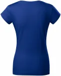 T-shirt med smal passform för damer med V-ringning, kungsblå T-shirt med smal passform för damer med V-ringning, kungsblå