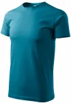 Unisex högre vikt T-shirt, mörk turkos