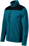 Varm unisex fleecejacka, petrol blue