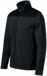 Varm unisex fleecejacka, svart